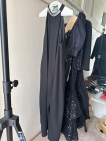 Four Vintage 1980'S-1990'S Evening Gowns, Sizes 10-12