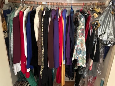 Large Lot Of Ladies Clothing, Including Cashmere, Various Sizes