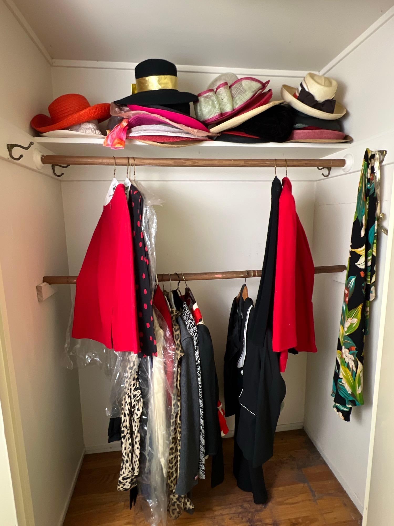 Lot Of Hats And Clothing, Most Size 12: Lot of hats and clothing, most size 12.
