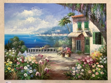 Oil On Canvas Painting, Seascape