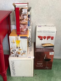 Lot Of Glassware, New In Boxes