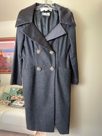 Carolyn Roehm Vintage Wool Jacket Dress