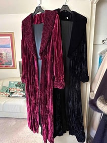 Two Velvet Opera Coats