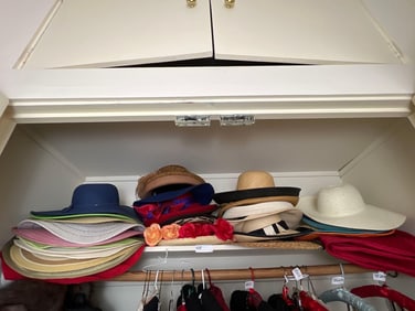 Large Lot Of Hats, Including Scala