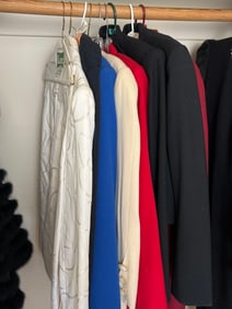 Vintage Designer Ladies Suits Including Lanvin, Helt'S Beverly Hills, Alfred Sung