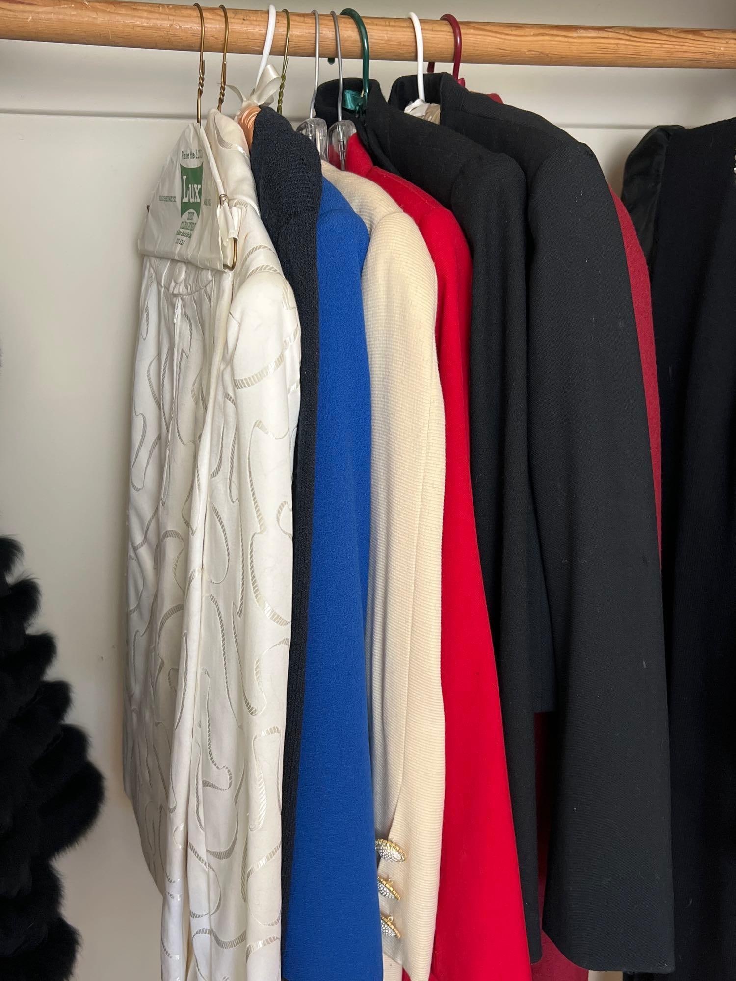 Vintage Designer Ladies Suits Including Lanvin, Helt'S Beverly Hills, Alfred Sung (1 of 8)