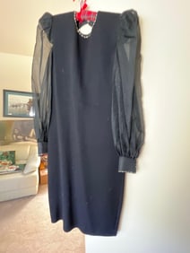Vintage St. John Knit Evening Dress, Size 8