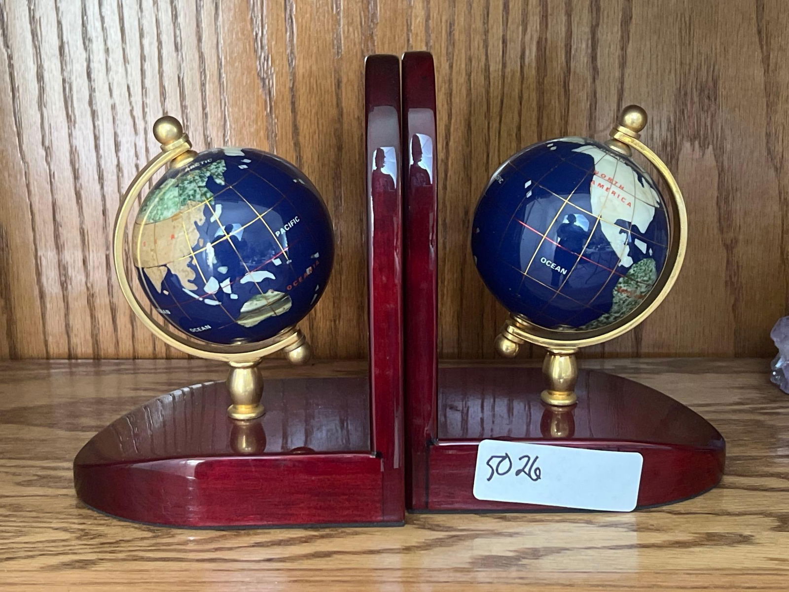 Pair Of Globe Bookends (1 of 3)
