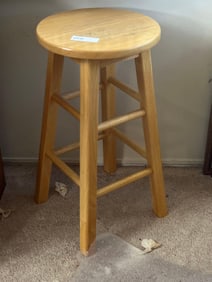 Wooden Barstool