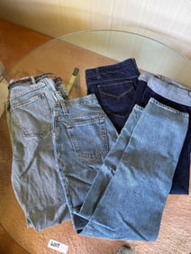 Three Pairs Vintage High Rise Jeans Including Levi'S