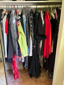 Large Lot Of Ladies Clothing, Including Many Vintage Pieces