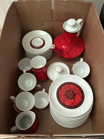 Block Bidasoa Porcelain Coffee Or Tea Set