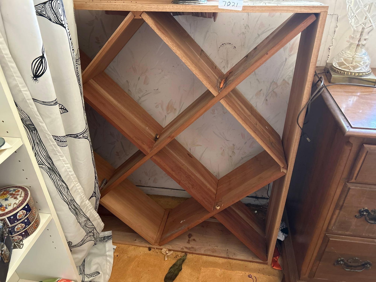 Wooden Wine Rack: Wooden wine rack. No shipping available for this lot. Local pickup only.