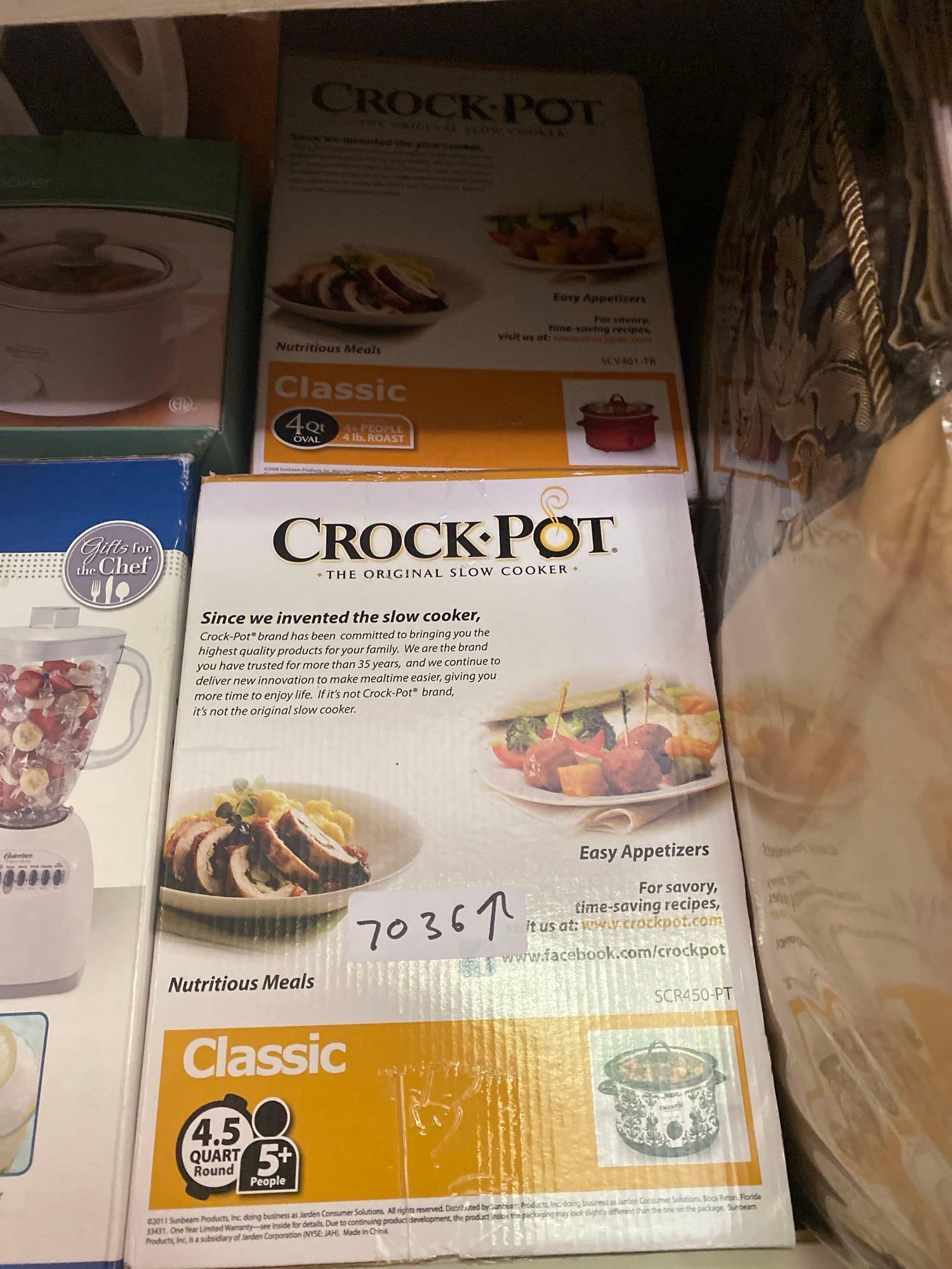 Two Crockpots: Two crockpots
