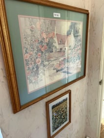 Two Framed Art Pieces