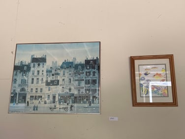 Two Pieces Framed Artwork