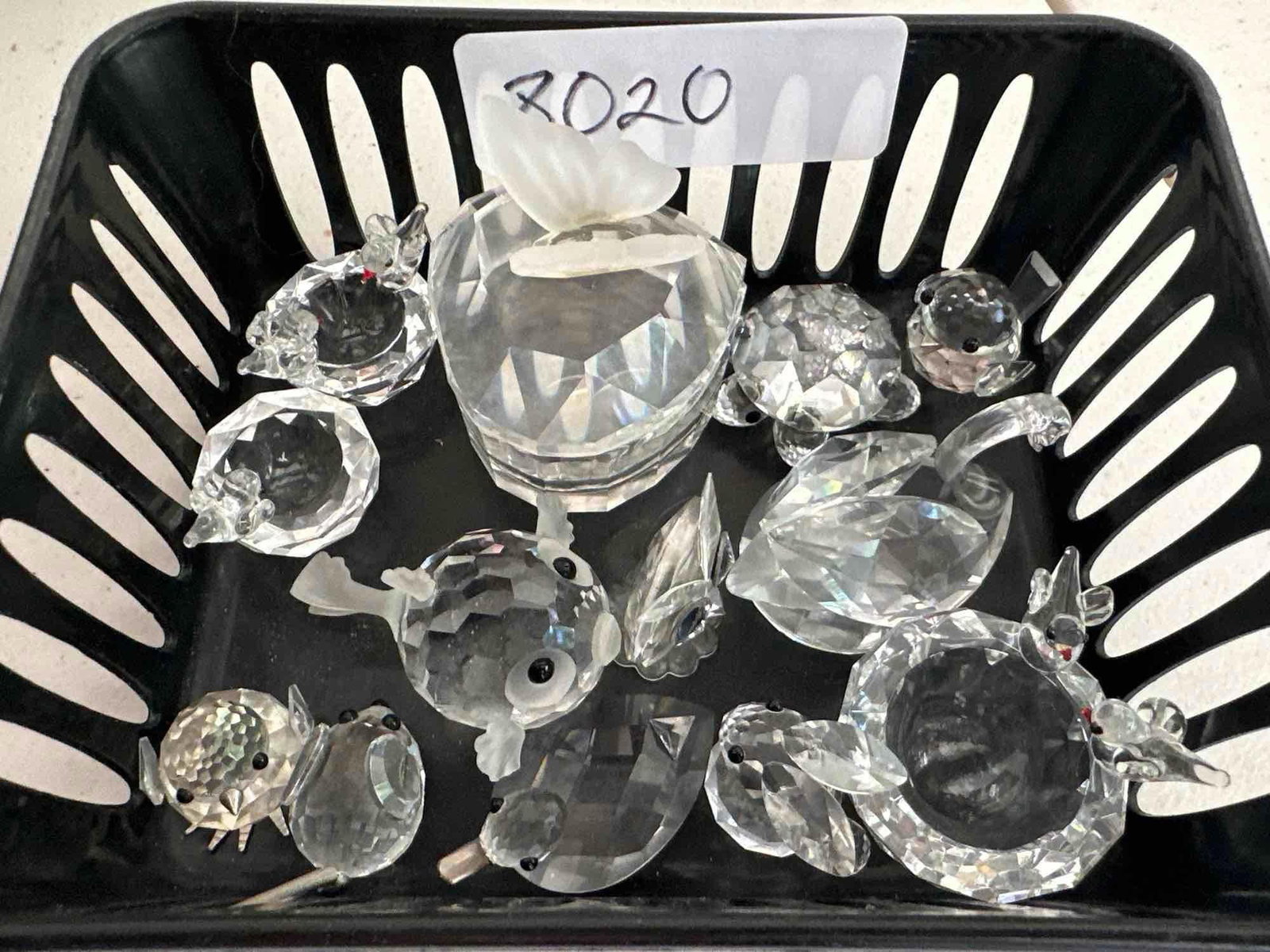 Miniature Crystal Animals, Many Swarovski: Miniature crystal animals, many Swarovski.