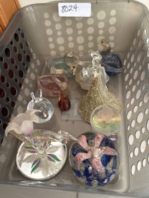Art Glass Animals, Paperweights, And Figures