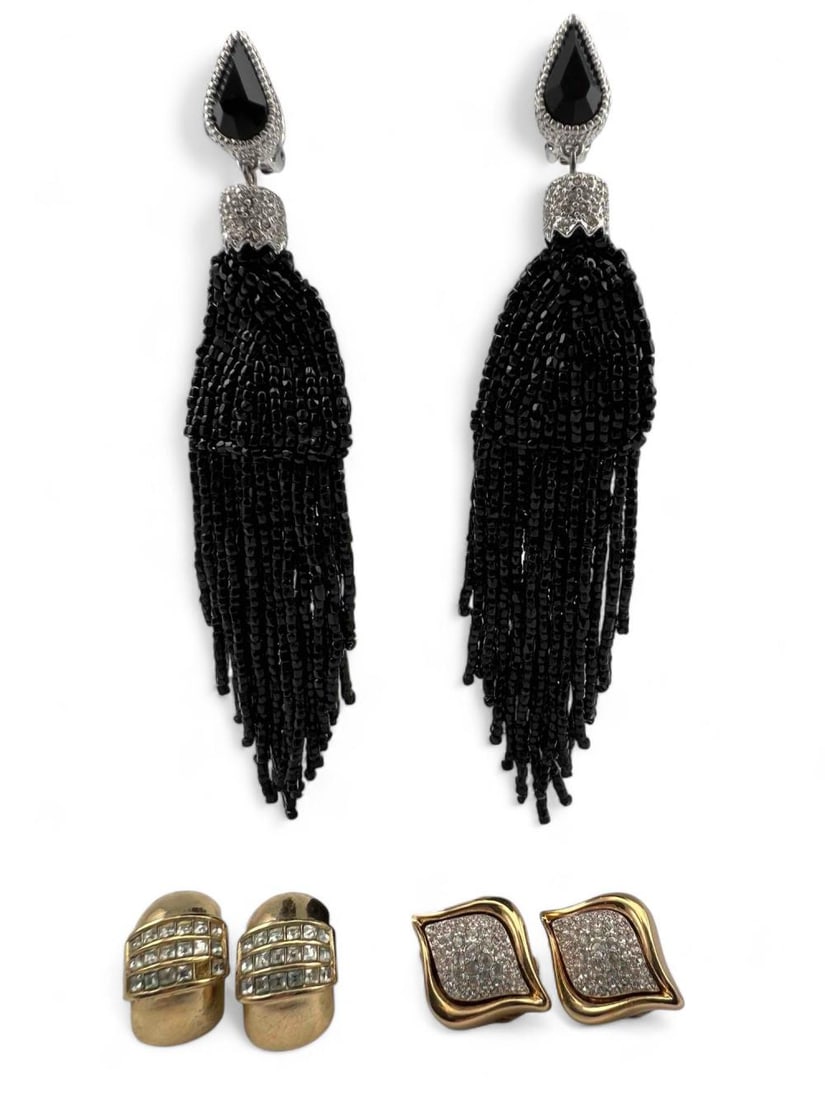 Three Pairs Vintage Christian Dior Earrings (1 of 10)