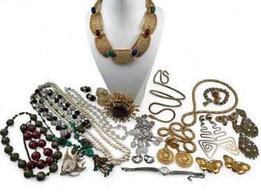Collection Of Vintage & Designer Costume Jewelry Including Givenchy