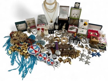 Large Costume Jewelry Lot