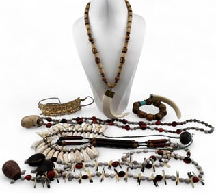 Tribal & Ethnic Jewelry Including Monkey Skull
