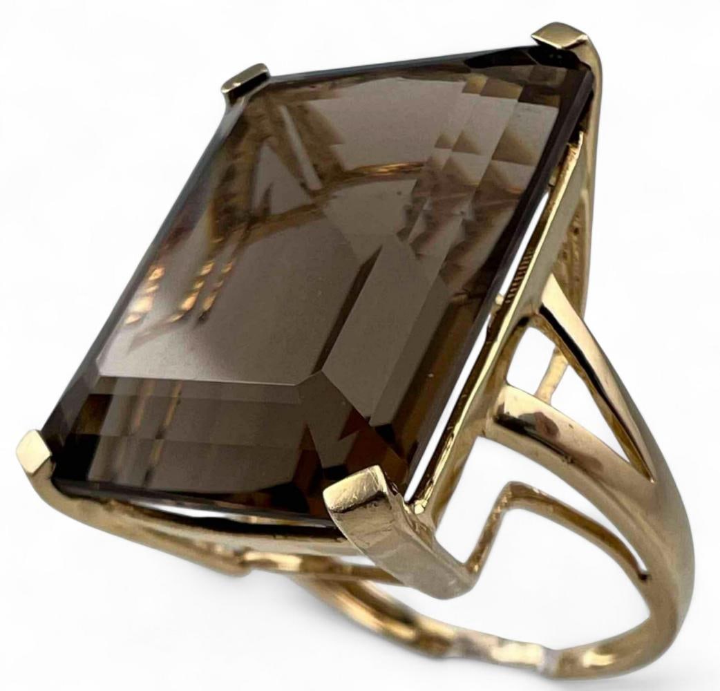 14K Smokey Topaz Ring (1 of 8)