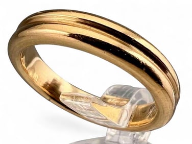 14K Yellow Gold Double Band Ring
