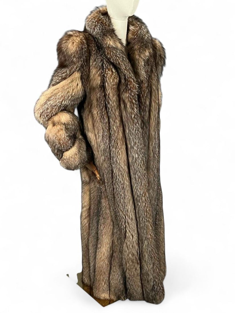 Full Length Fox Fur Coat (1 of 11)