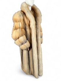 Full Length Fox Fur Coat