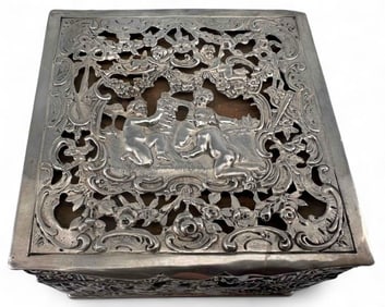 Continental Pierced Sterling Silver Box