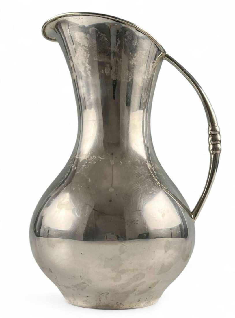 Mexican Sterling Silver Pitcher, Mid 20th Century (1 of 17)