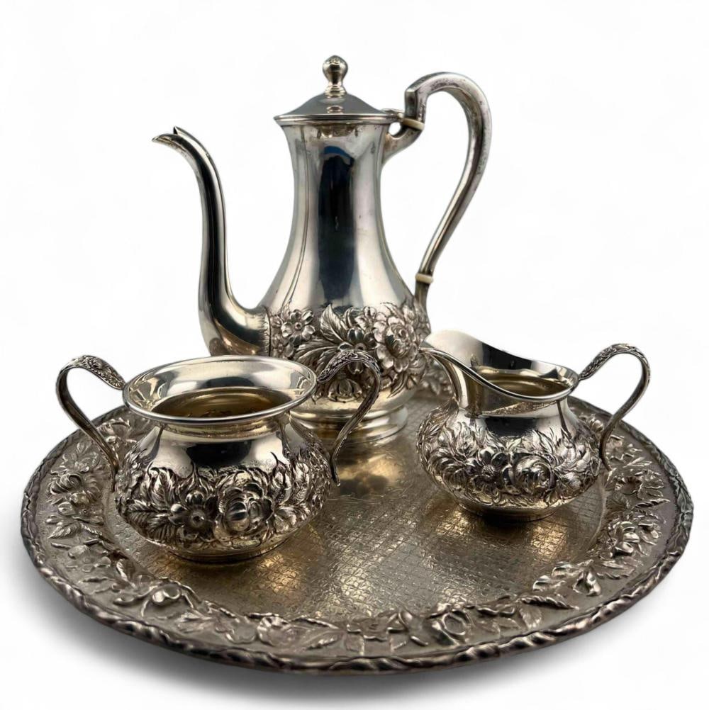 S. Kirk & Son Sterling Silver Tea Service (1 of 17)