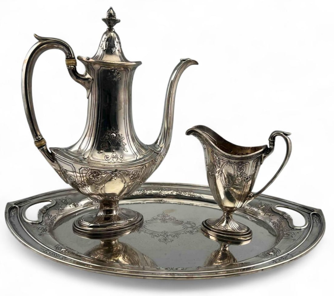 Gorham Sterling Silver Tea Set (1 of 20)