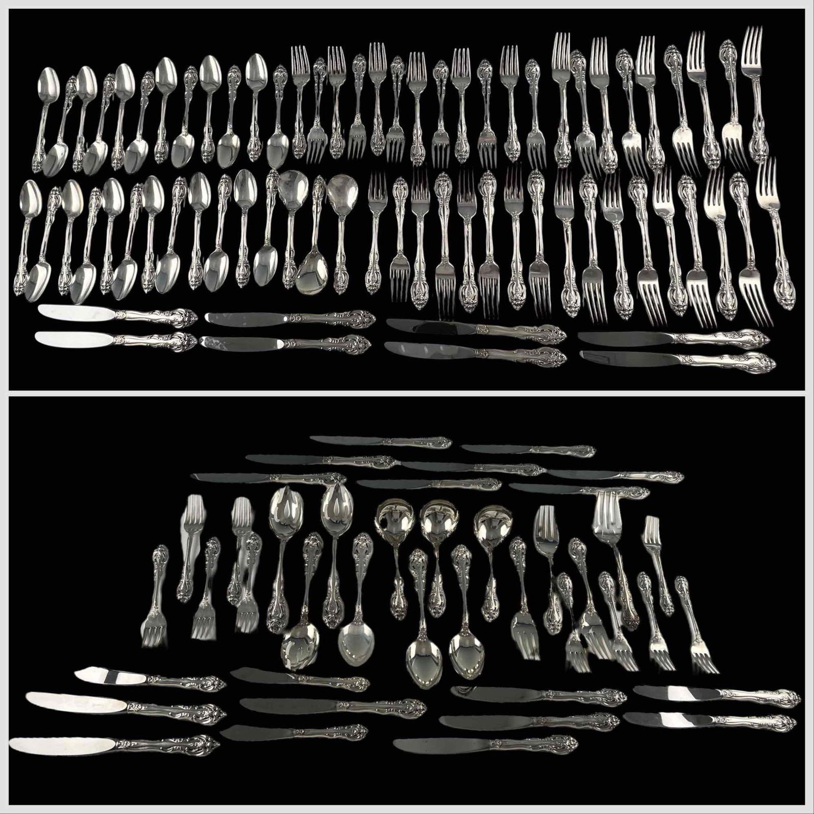 Gorham "La Scala" Sterling Silver Flatware Service (1 of 18)