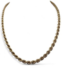 14K Yellow Gold Rope Chain