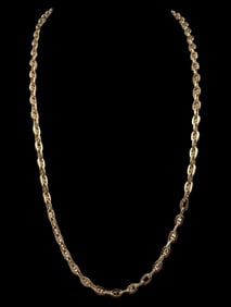 14K Gold Mariner Chain Necklace