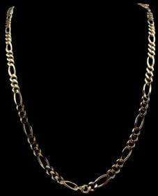 Italian 14K Figaro Chain