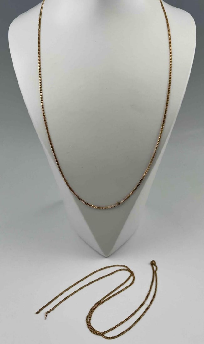 Two 18K Gold Chains, For Repair (1 of 6)