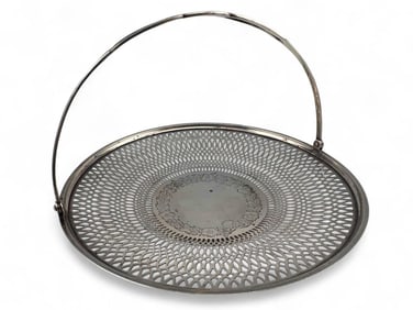 Whiting & Co. Reticulated Sterling Silver Candy Dish