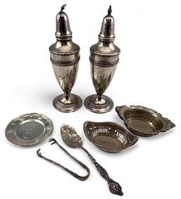 Grouping Of Sterling Silver Tableware