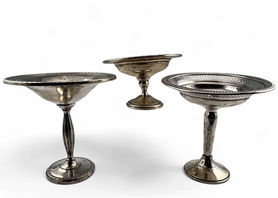 Three Sterling Silver Compotes (1 of 20)