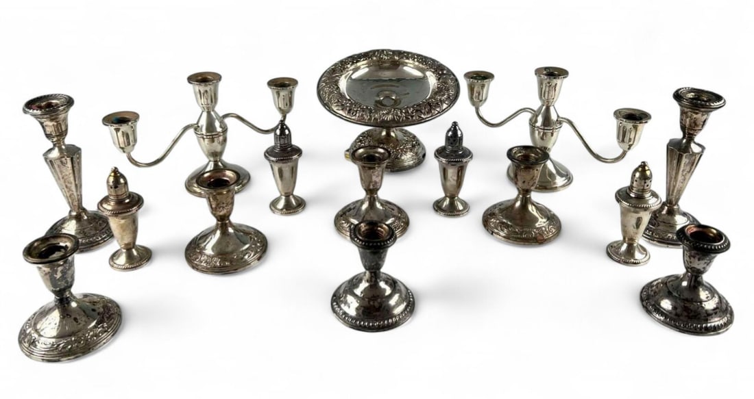 Grouping Of Sterling Silver Tableware (1 of 18)