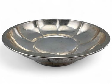 Footed Silver Bowl