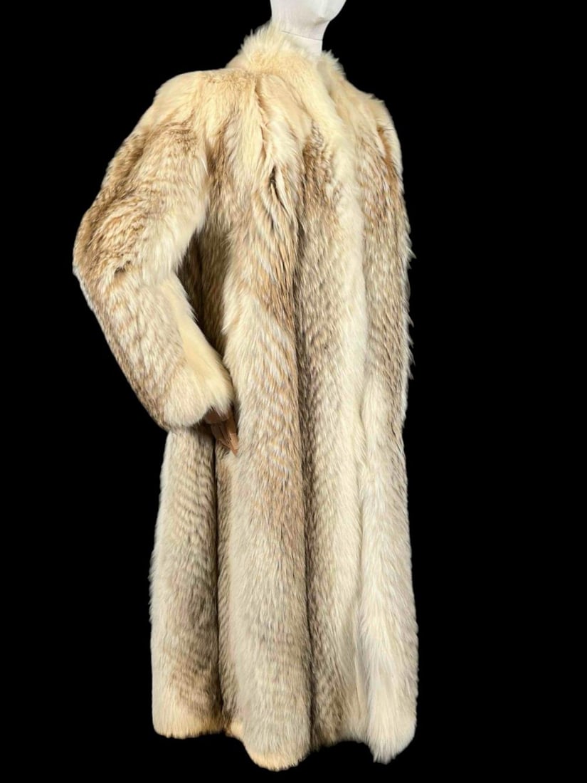 Full Length Coyote Fur Coat (1 of 13)