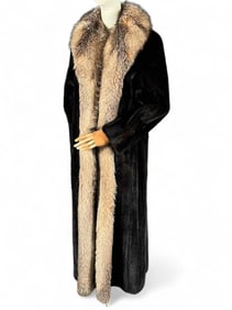 Fox & Mink Fur Coat