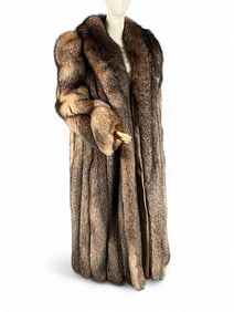 Full Length Fox Fur Coat
