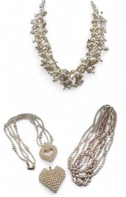 Grouping Of 14K freshwater Pearl Jewelry