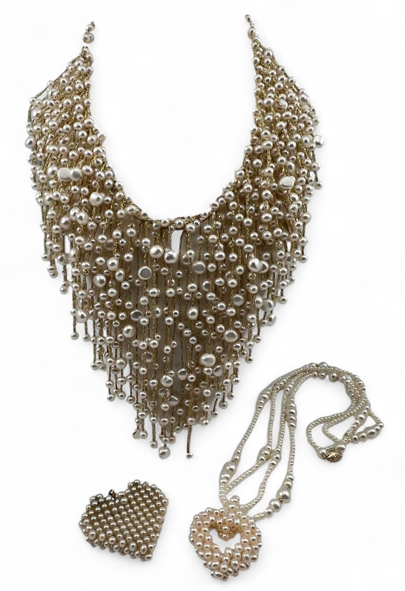 14K Pearl Necklaces & Pendant (1 of 11)