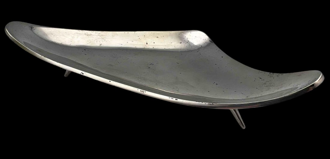 Mexican Mid Century Modern Footed Serving Dish (1 of 8)